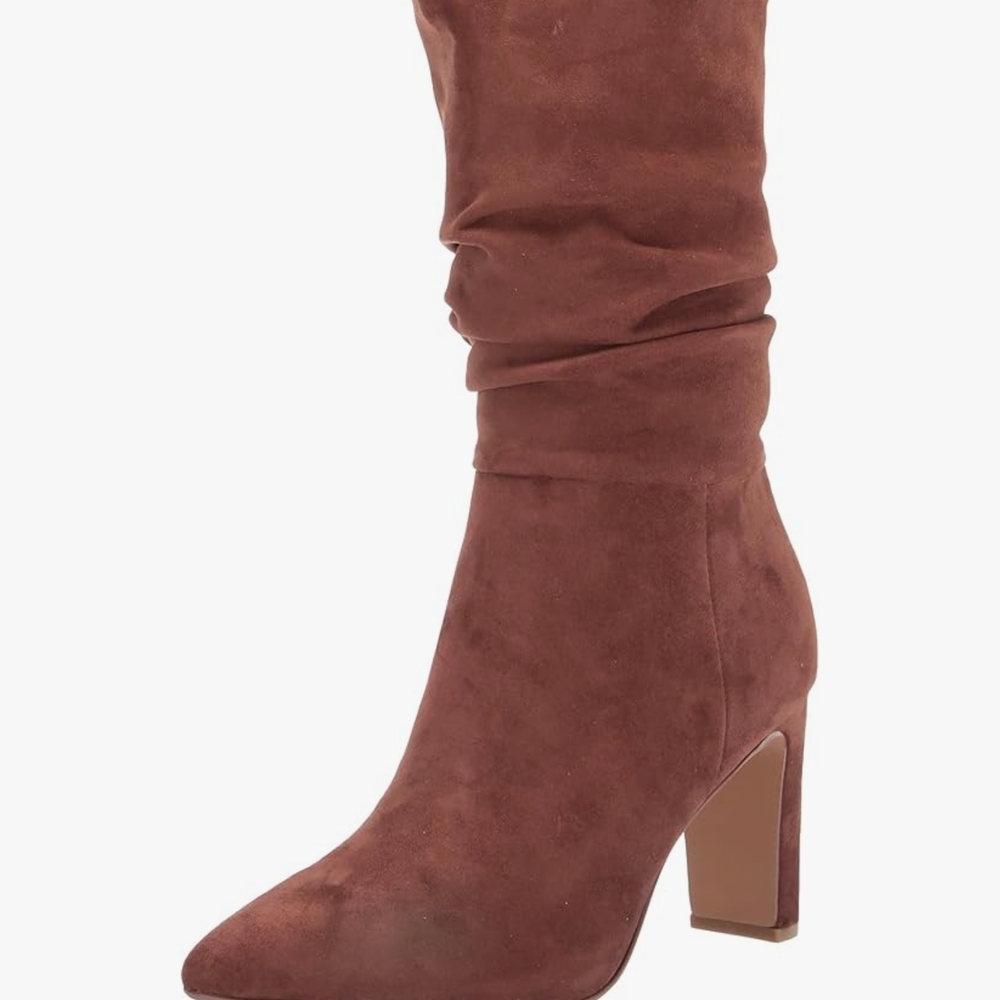 Chinese Laundry EZRA Caramel Brown Suede Boots 10m